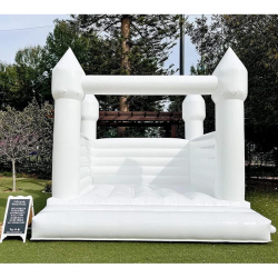 White Bounce House 13x13