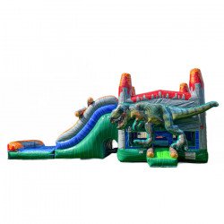 IMG 5520 1725895760 T-Rex Dinosaur Waterslide Combo